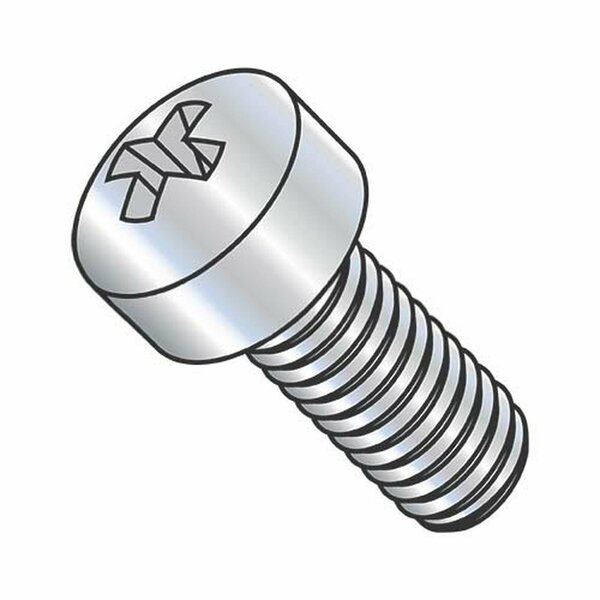 Usa Industrials #8-32 x 1 in Phillips Fillister Machine Screw, Zinc Plated Steel BULK-SCRW-5700